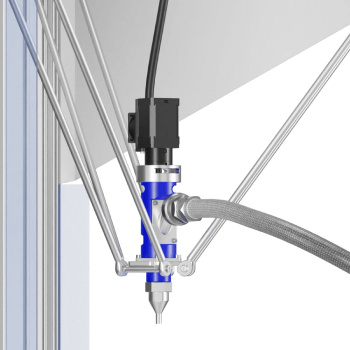 Continuous material printing system